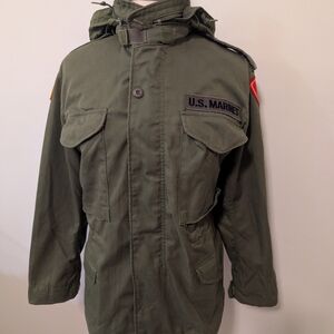 U.S. Marines Green Military Jacket Men's Size XS